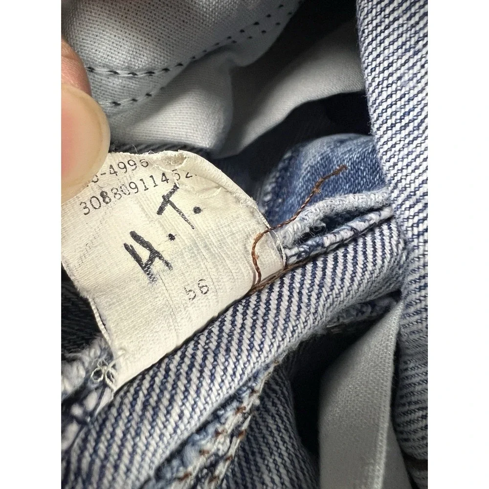 Lee‎ Riders Jeans Boys Size 12 Reg Blue Straight Vintage Denim Distressed